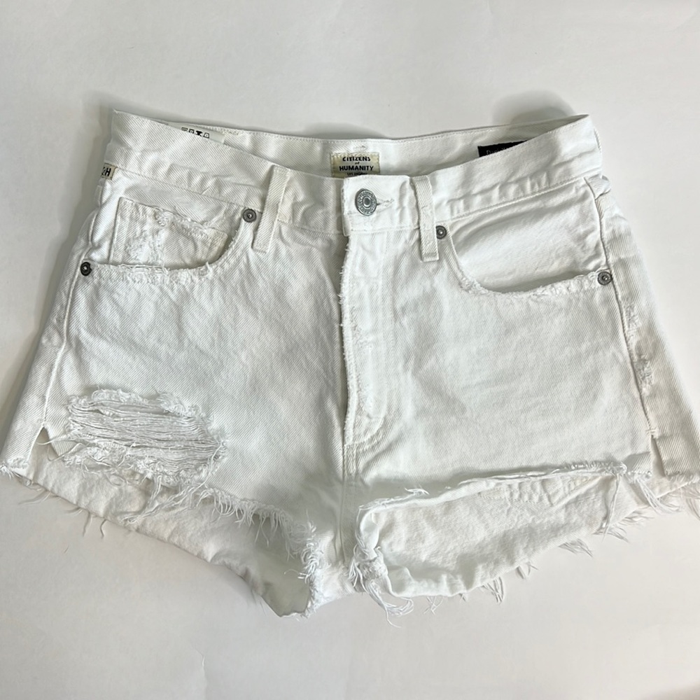 Citizens of Humanity | Danielle White Jean Shorts | Size 26